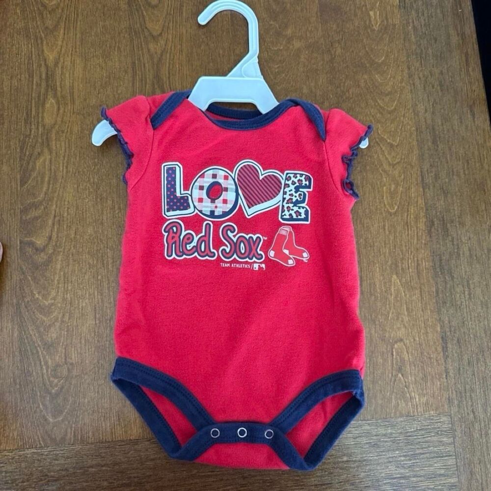 Mlb Women's Red Sleepsuits-babygrows